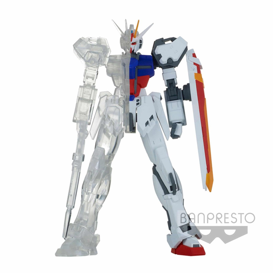 FIGURA BANPRESTO MOBILE SUIT GUNDAM SEED INTERNAL STRUCTURE GAT - X105 STRIKE GUNDAM WEAPON VERSION A