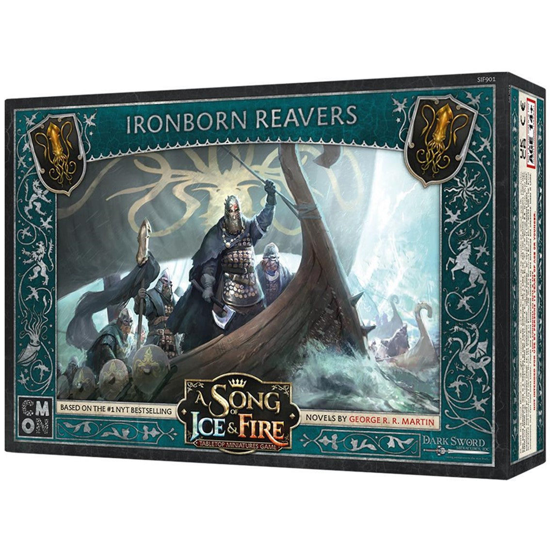 JUEGO DE MESA CANCION DE HIELO Y FUEGO HIJOS DEL HIERRO SAQUEADORES PEGI 14