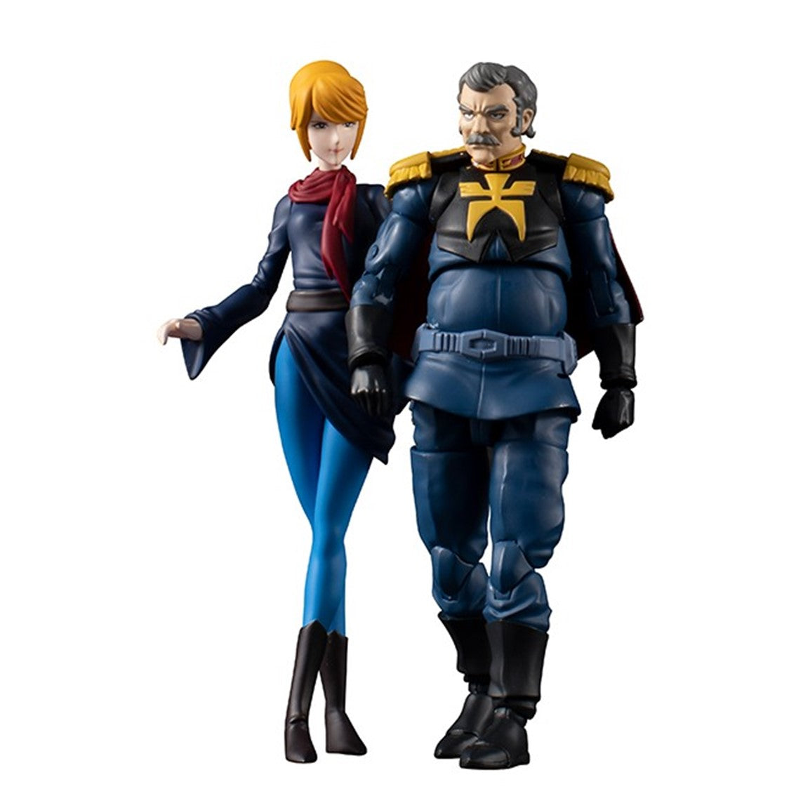 FIGURAS MEGAHOUSE G.M.G MOBILESUIT GUNDAM PRINCIPALITY OF ZEON ARMY 07 RAMBA RAL & CROWLEY HAMON