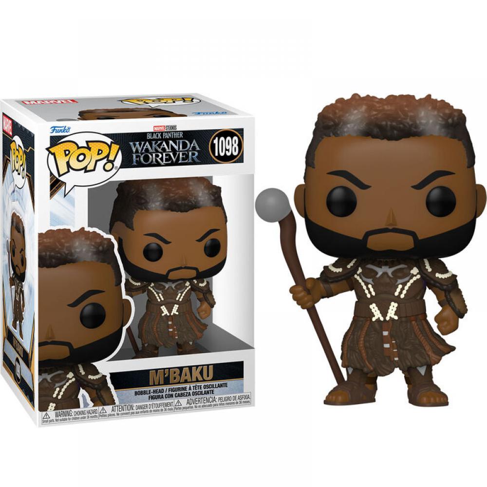 FUNKO POP MARVEL BLACK PANTHER WAKANDA FOREVER MBAKU 63942