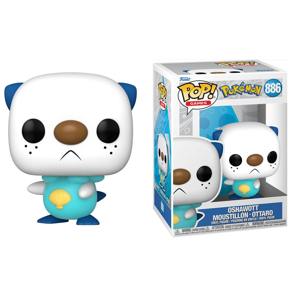 FUNKO POP POKEMON OSHAWOTT 69078 - Z POP Toys