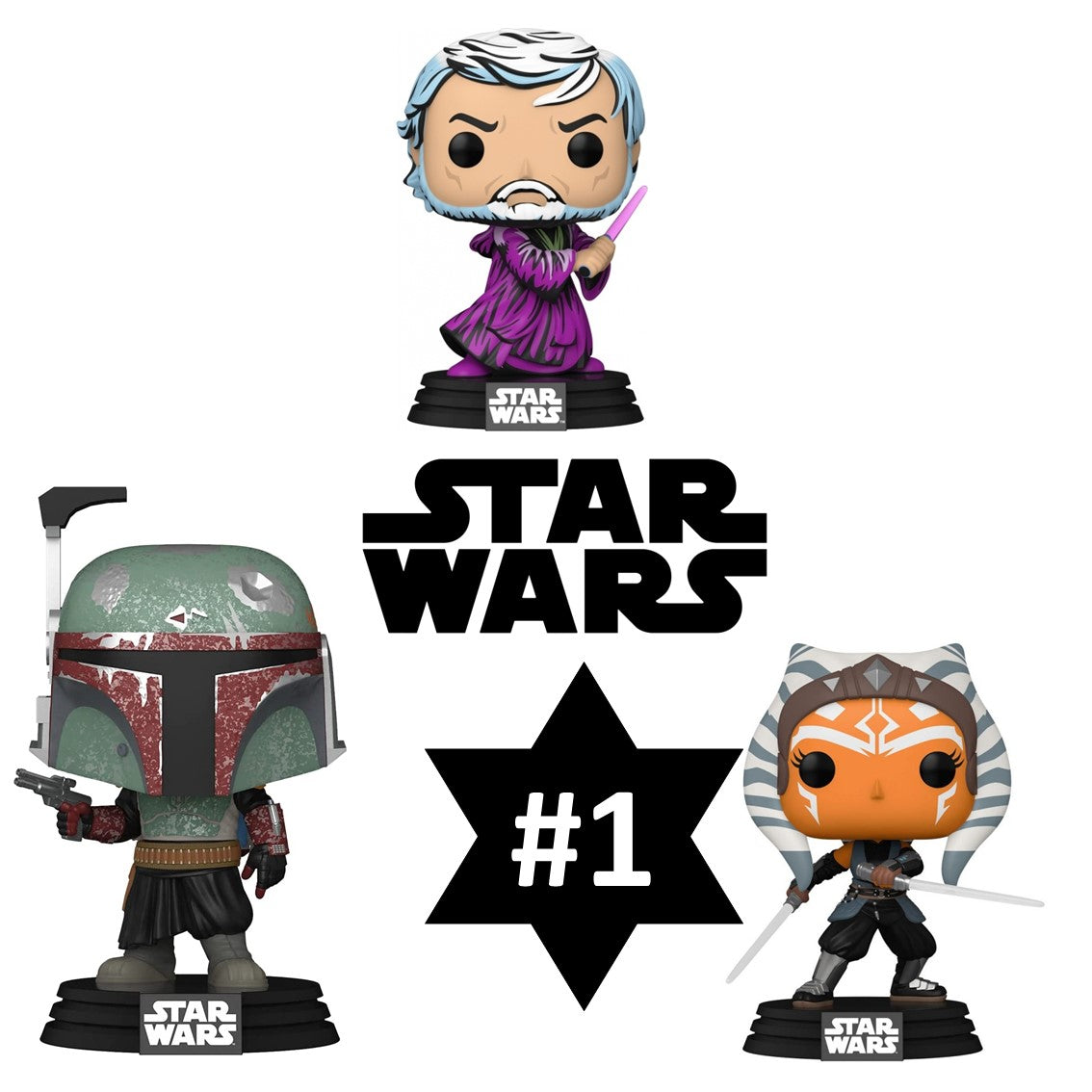 PACK STAR WARS FUNKO EXCLUSIVO + 2 ESTANDAR VERSION 1 - Z POP Toys