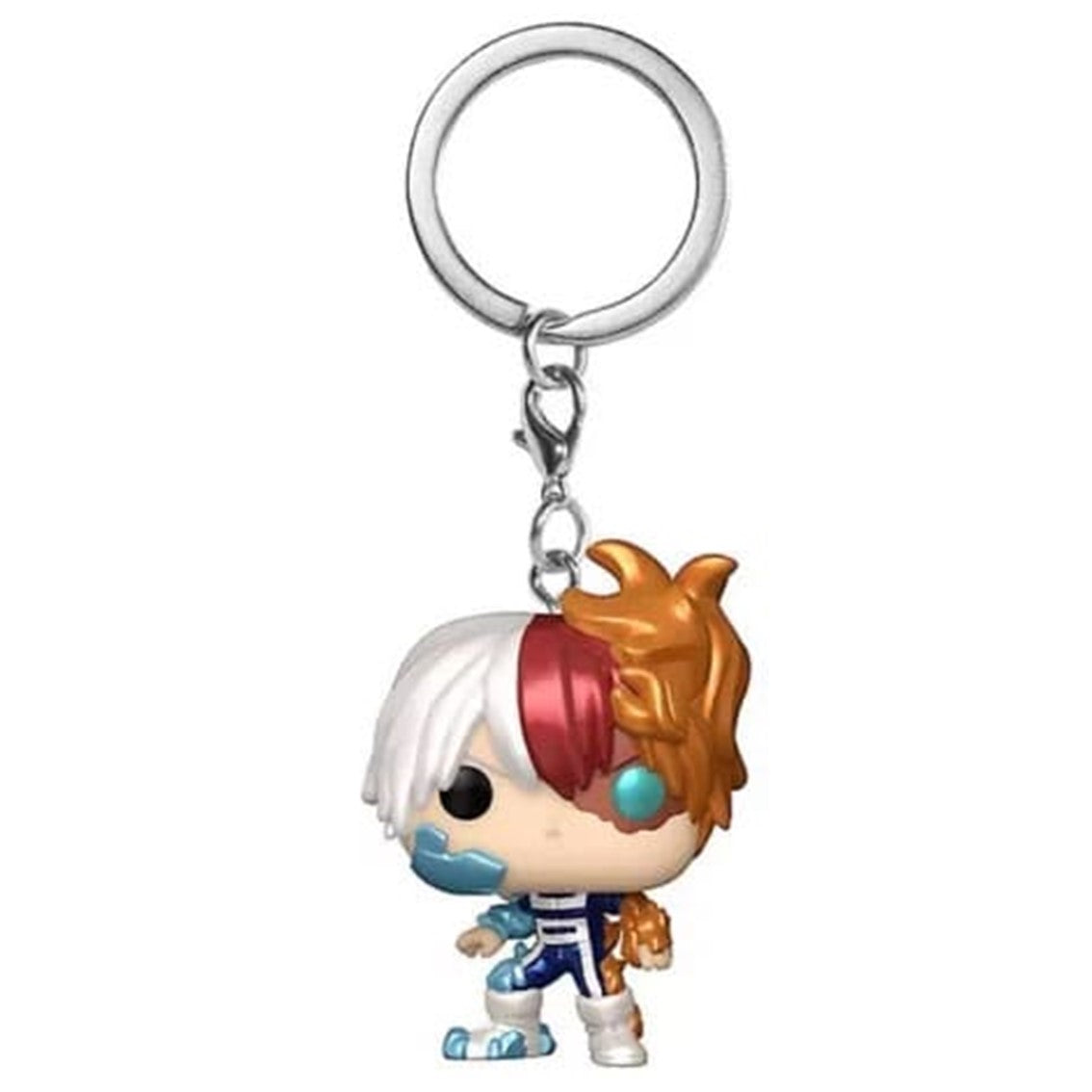 LLAVERO FUNKO POP KEYCHAIN MY HERO ACADEMIA SHOTO TODOROKI EFECTO METALICO 48829 - Z POP Toys