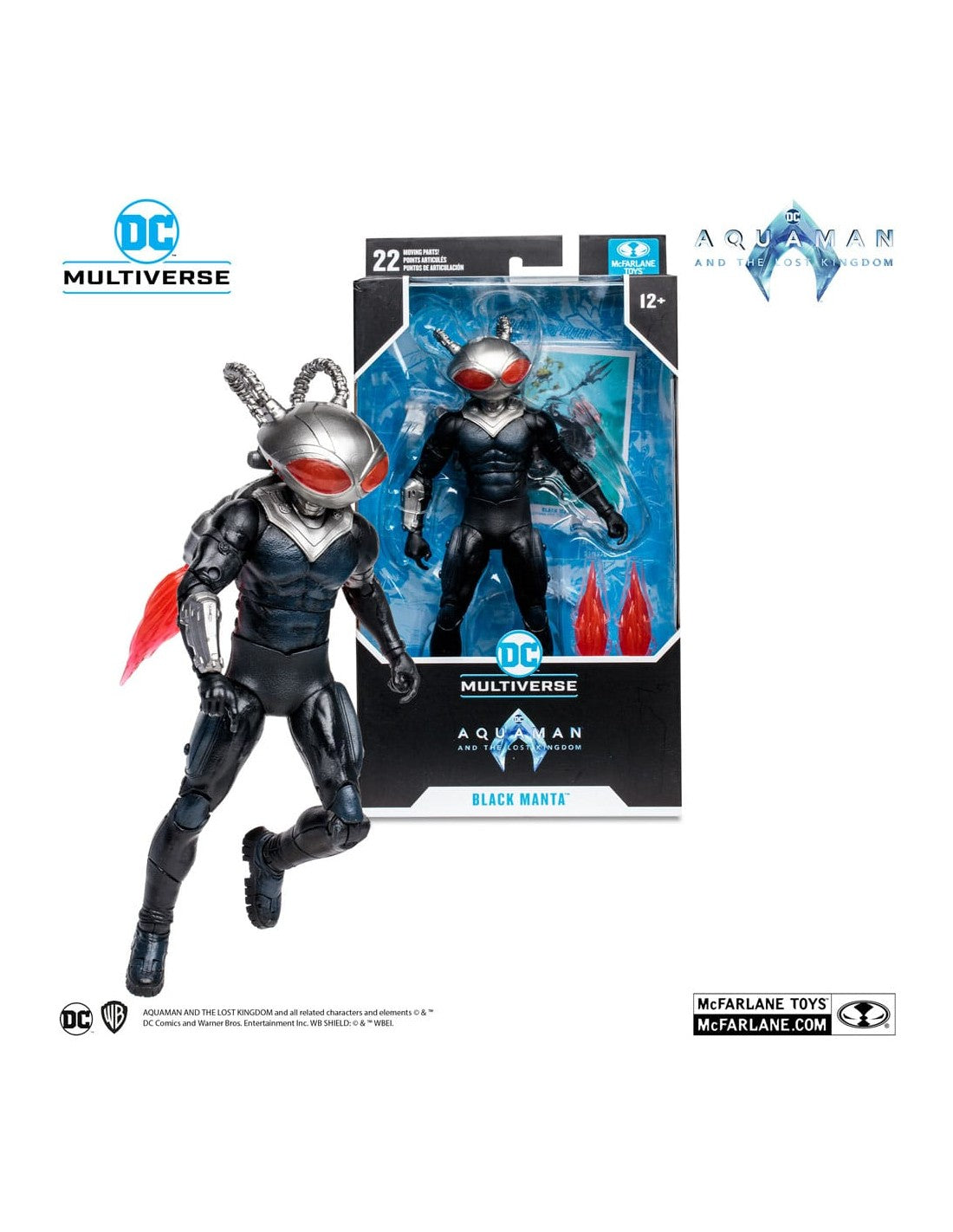 FIGURA MCFARLANE TOYS DC AQUAMAN 2 MOVIE 7IN - BLACK MANTA