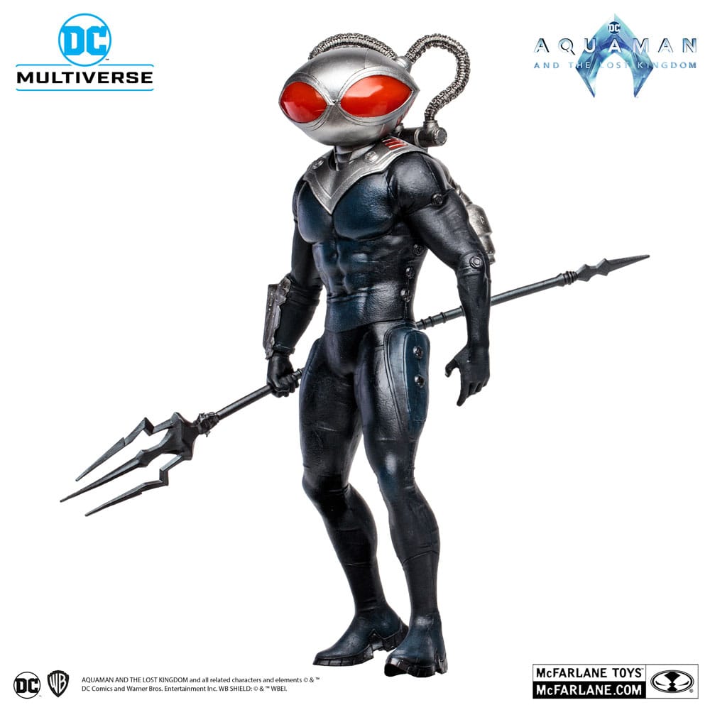 FIGURA MCFARLANE TOYS DC AQUAMAN 2 MOVIE 12IN - BLACK MANTA