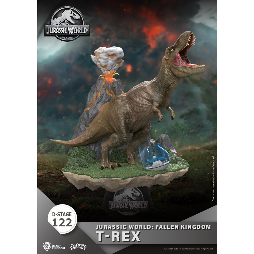 FIGURA BEAST KINGDOM DSTAGE JURASSIC WORLD EL REINO CAIDO T - REX