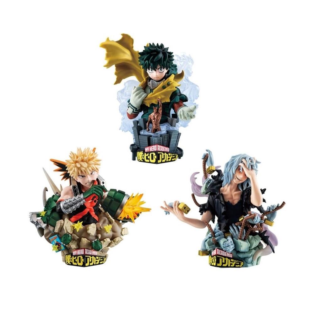 PACK 3 FIGURAS MEGAHOUSE PETITRAMA EX SERIES 3 MY HERO ACADEMIA TYPE - DECISION - Z POP Toys