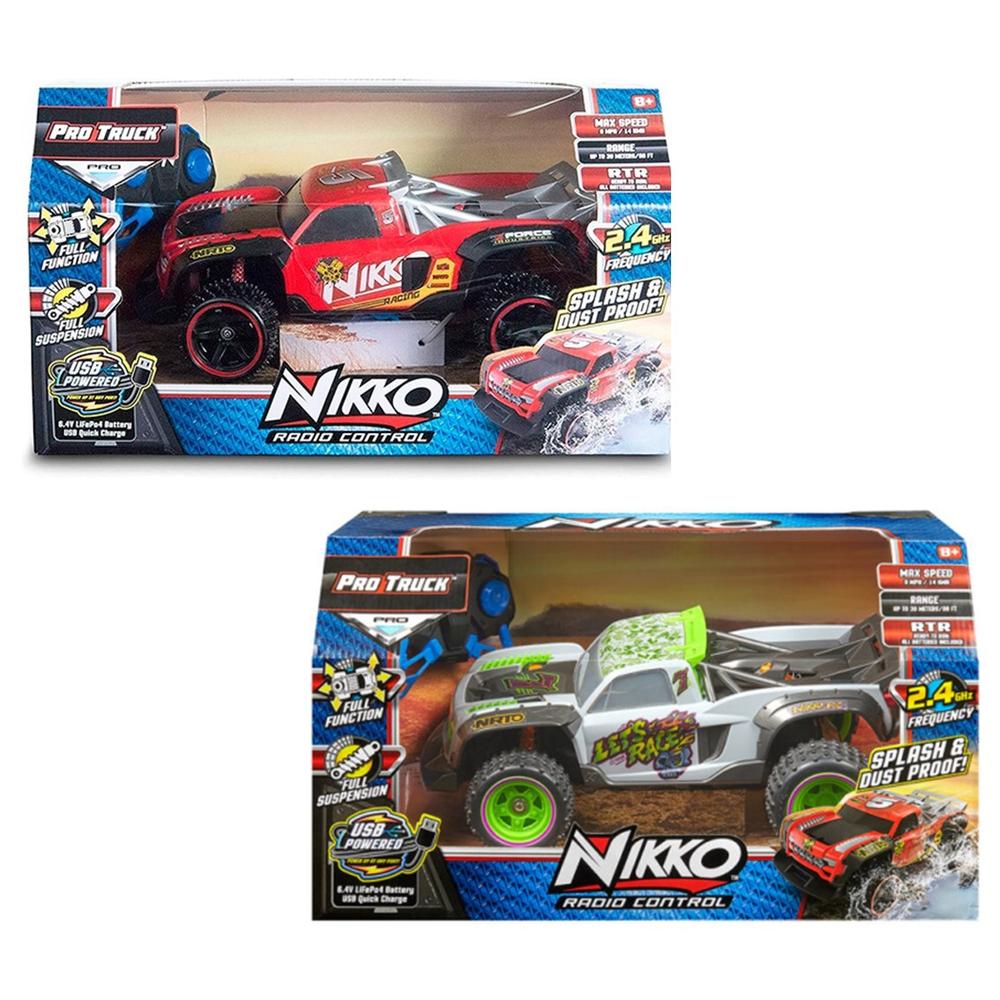 COCHE TELEDIRIGIDO NIKKO RADIO CONTROL PRO TRUCK COLOR ALEATORIO - Z POP Toys