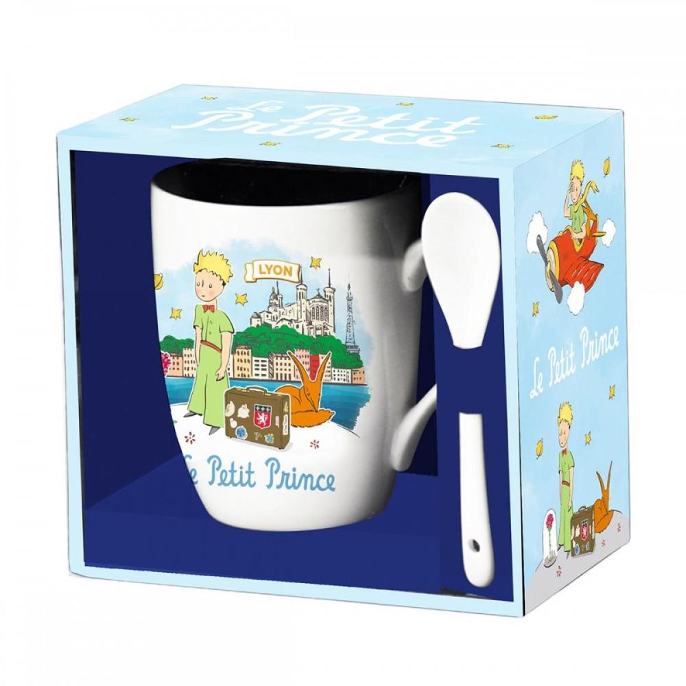 TAZA DE CERÁMICA CON CUCHARA ENESCO EL PRINCIPITO