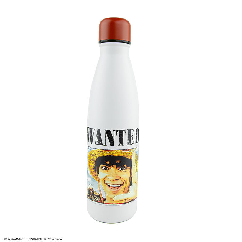 BOTELLA ISOTÉRMICA CINEREPLICAS ONE PIECE WANTED LUFFY
