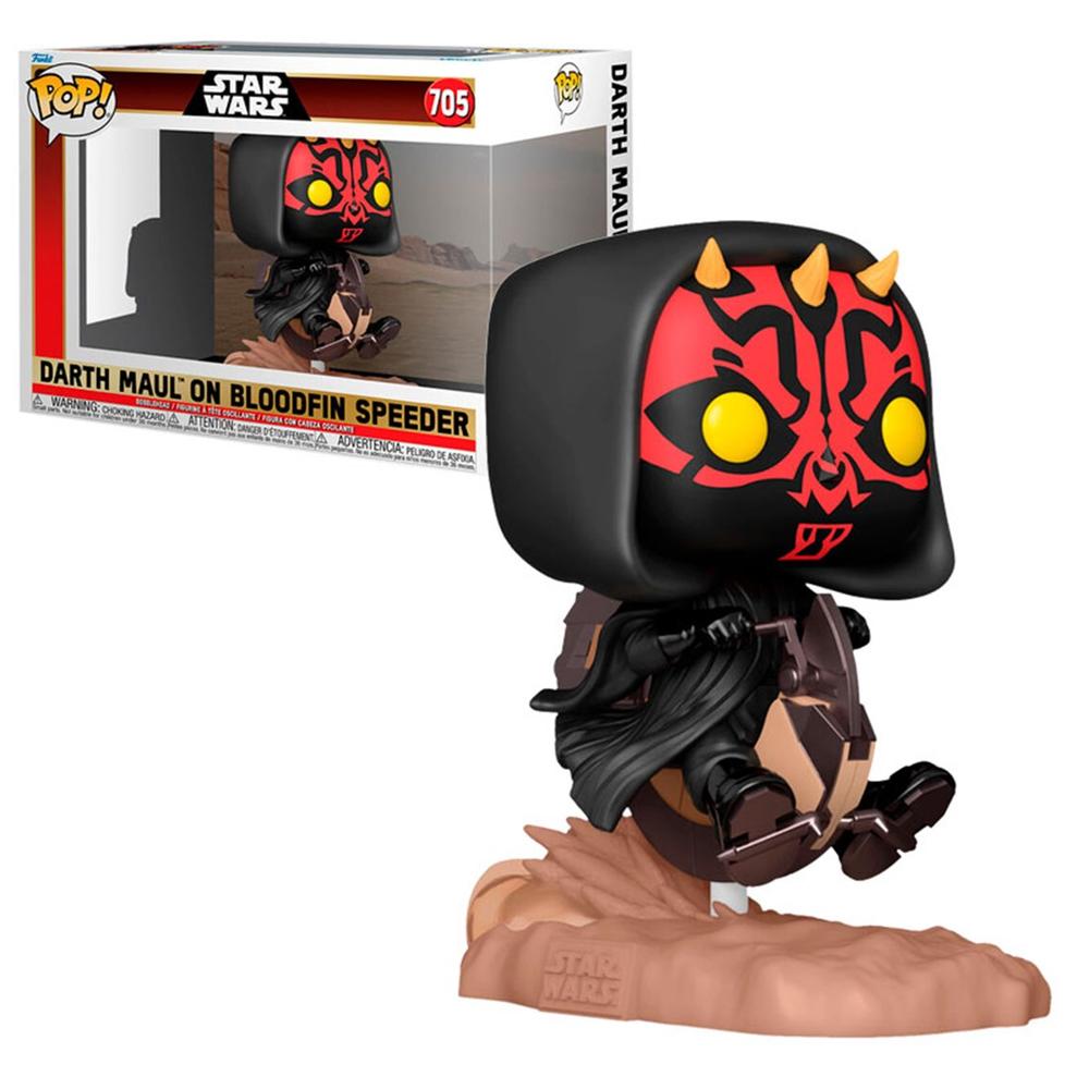 FUNKO POP DELUXE RIDE STAR WARS THE PHANTOM MENACE DARTH MAUL EN ALETA SANGRIENTA 76014 - Z POP Toys