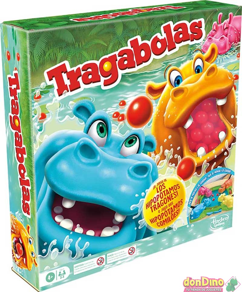 JUEGO DE MESA HASBRO TRAGABOLAS LOS TIPOPÓTAMOS TRAGONES