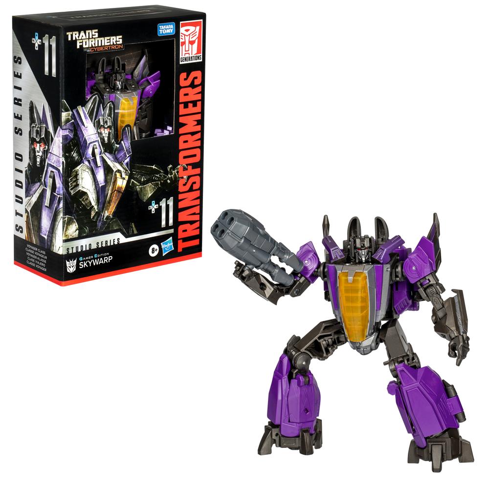 FIGURA HASBRO TRANSFORMERS CYBERTRON SKYWARP STUDIO SERIES GAMER EDITION