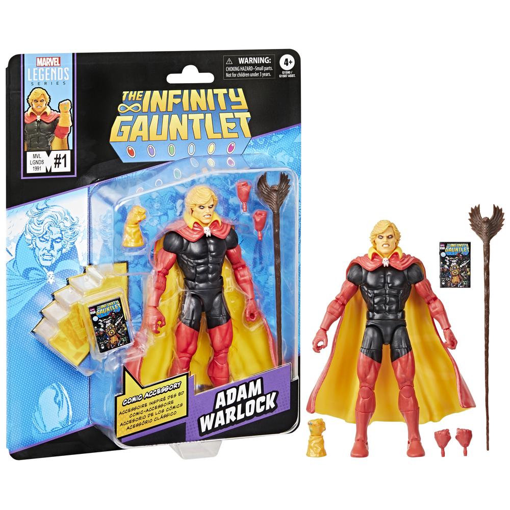FIGURA HASBRO MARVEL LEGENDS THE INFINITY GAUNTLET MINI COMICS ADAM WARLOCK