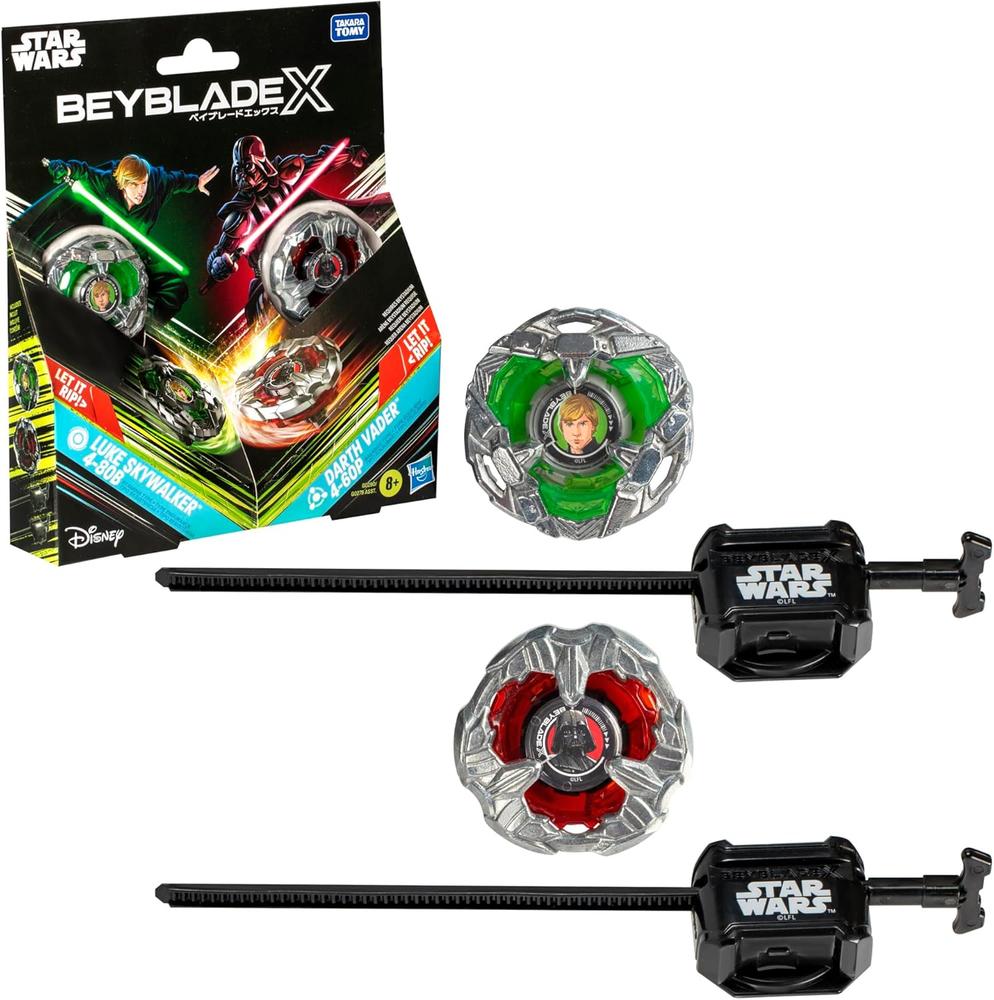 JUEGO HASBRO BEYBLADE X STAR WARS LUKE SKYWALKER VS DARTH VADER