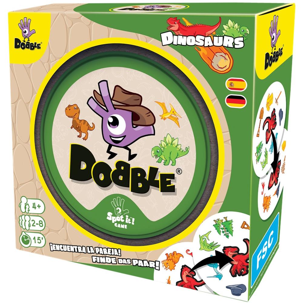 JUEGO DE MESA DOBBLE DINOSAURIOS