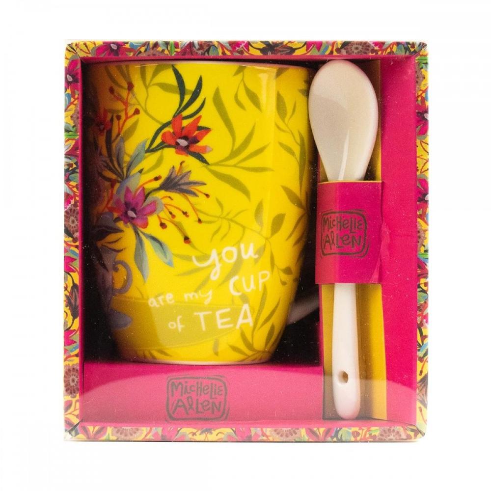 TAZA CON CUCHARA ENESCO YOU ARE MY CUP OF TEA