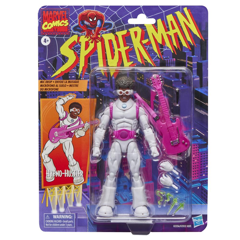 FIGURA HASBRO MARVEL COMICS SPIDER - MAN HYPNO - HUSTLER