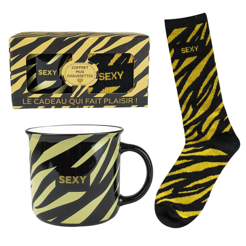 TAZA + CALCETINES ENESCO SEXY