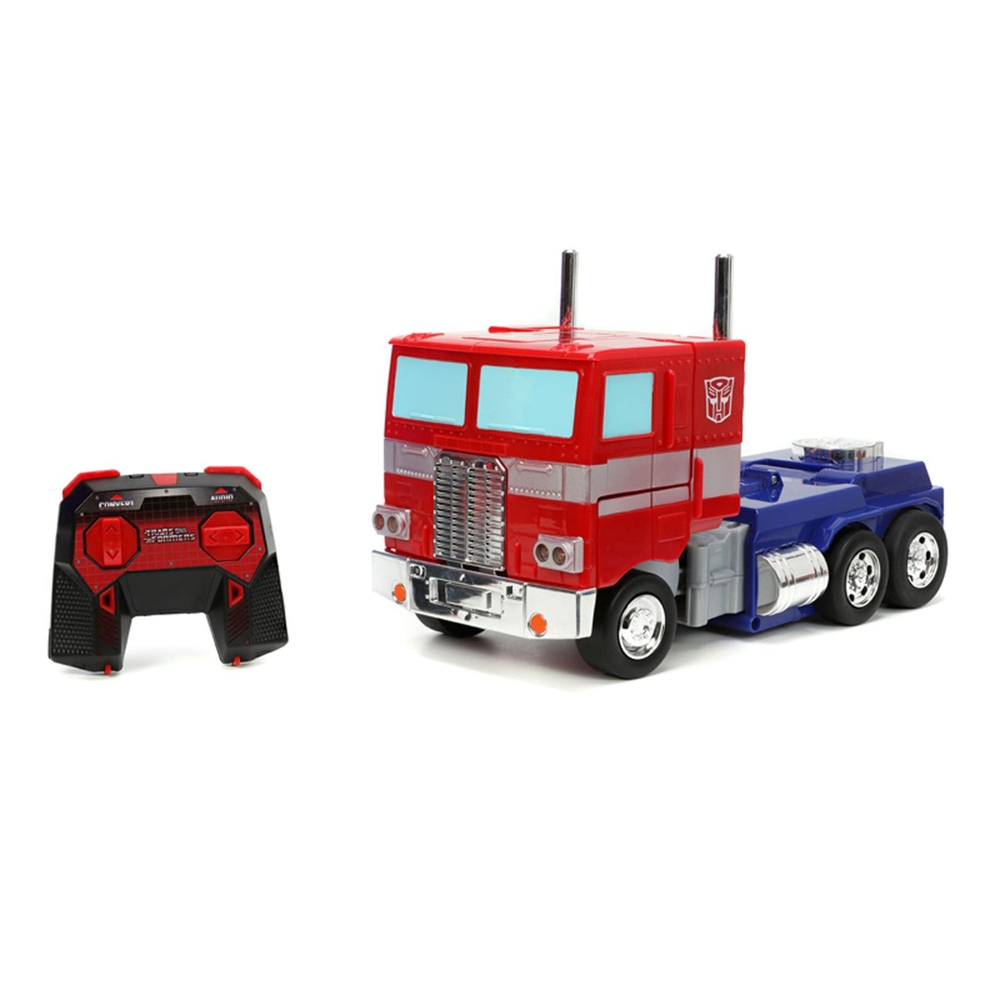 OPTIMUS PRIME CONVERTING RADIOCONTROL 27 CM TRANSFORMERS RC TURBO RACER