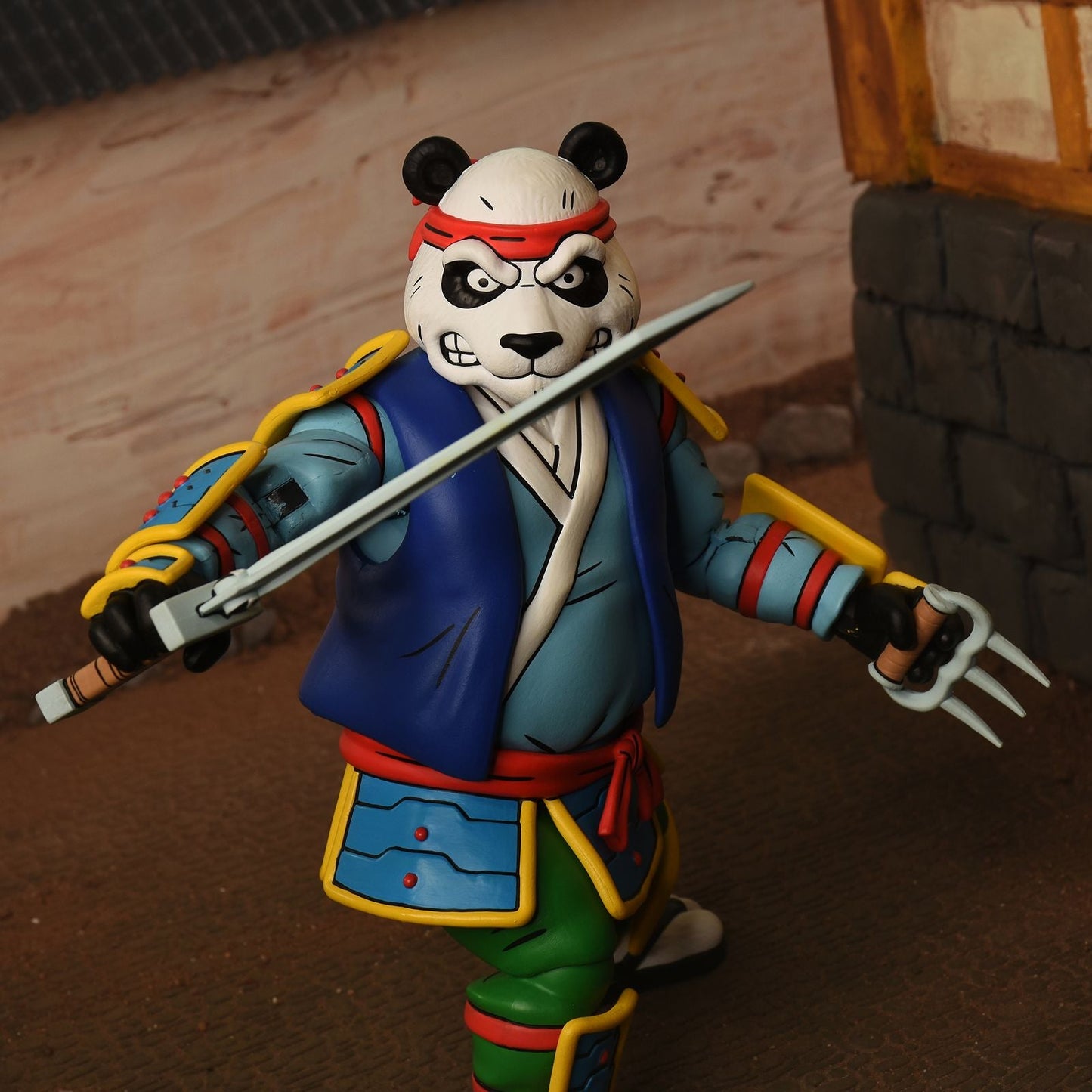 PANDA KHAN ULTIMATE SCALE ACTION FIGURA 18 CM TEENAGE MUTANT NINJA TURTLES CARTOON