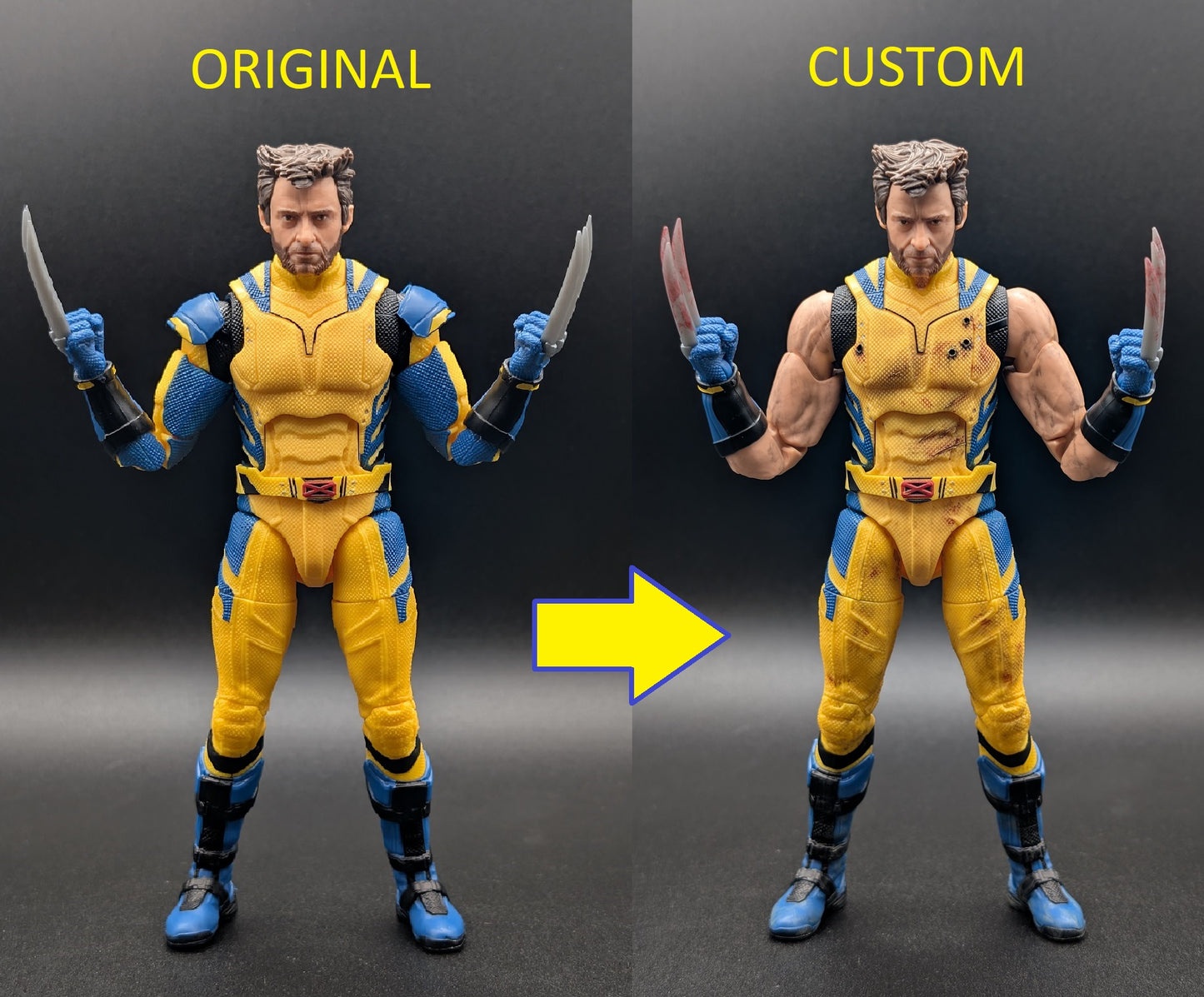 WOLVERINE FIG. 15 CM DEADPOOL & WOLVERINE MARVEL LEGENDS SERIES (CUSTOM) - Z POP Toys