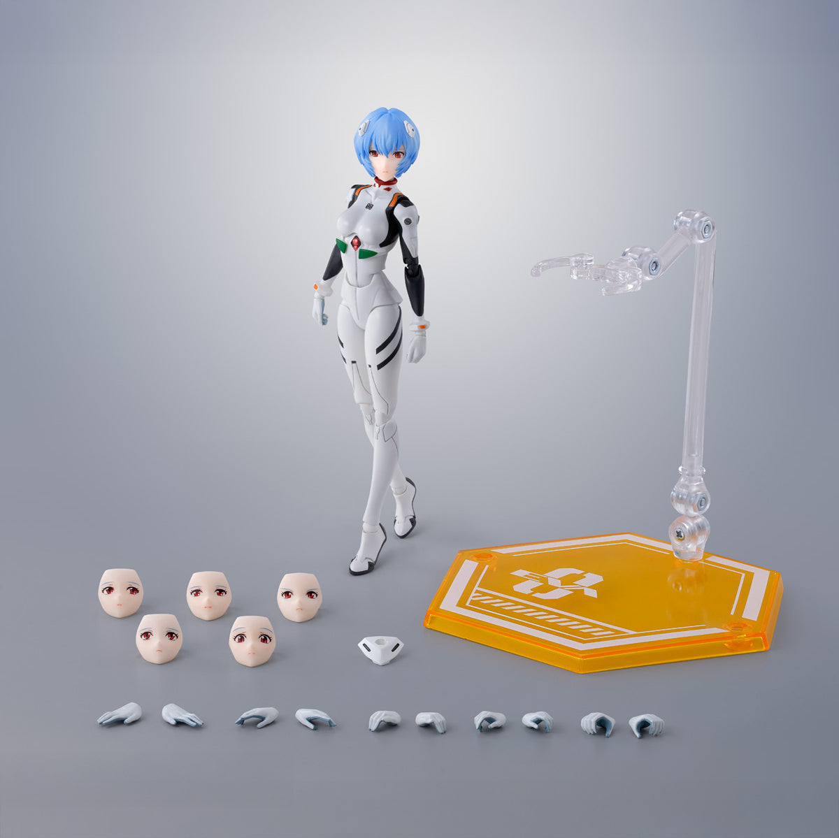 REI AYANAMI FIGURA 13,5 CM EVANGELION 30TH ANNIVERSARY S.H. FIGUARTS