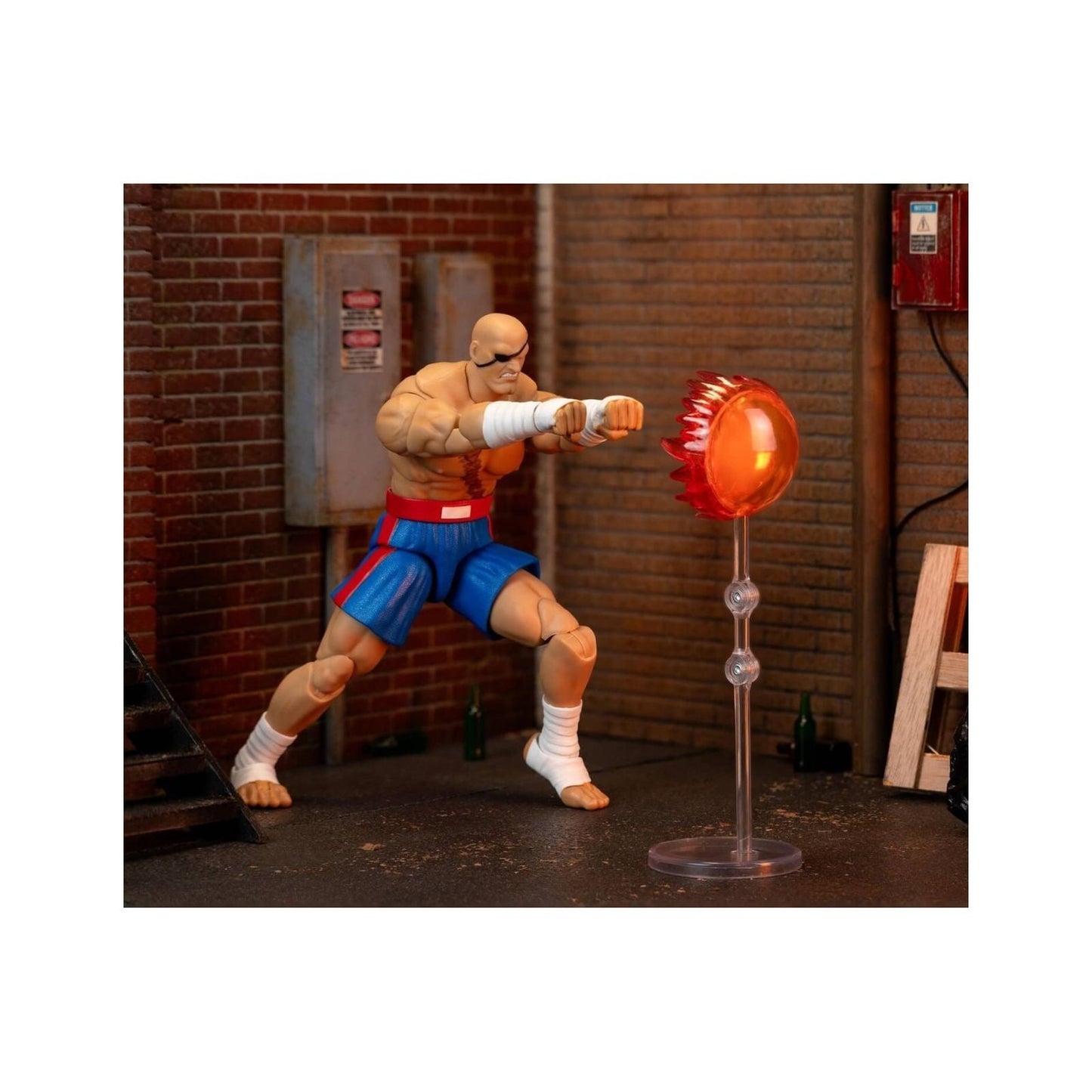 SAGAT FIGURA 19 CM ULTRA STREET FIGHTER II: THE FINAL CHALLENGERS
