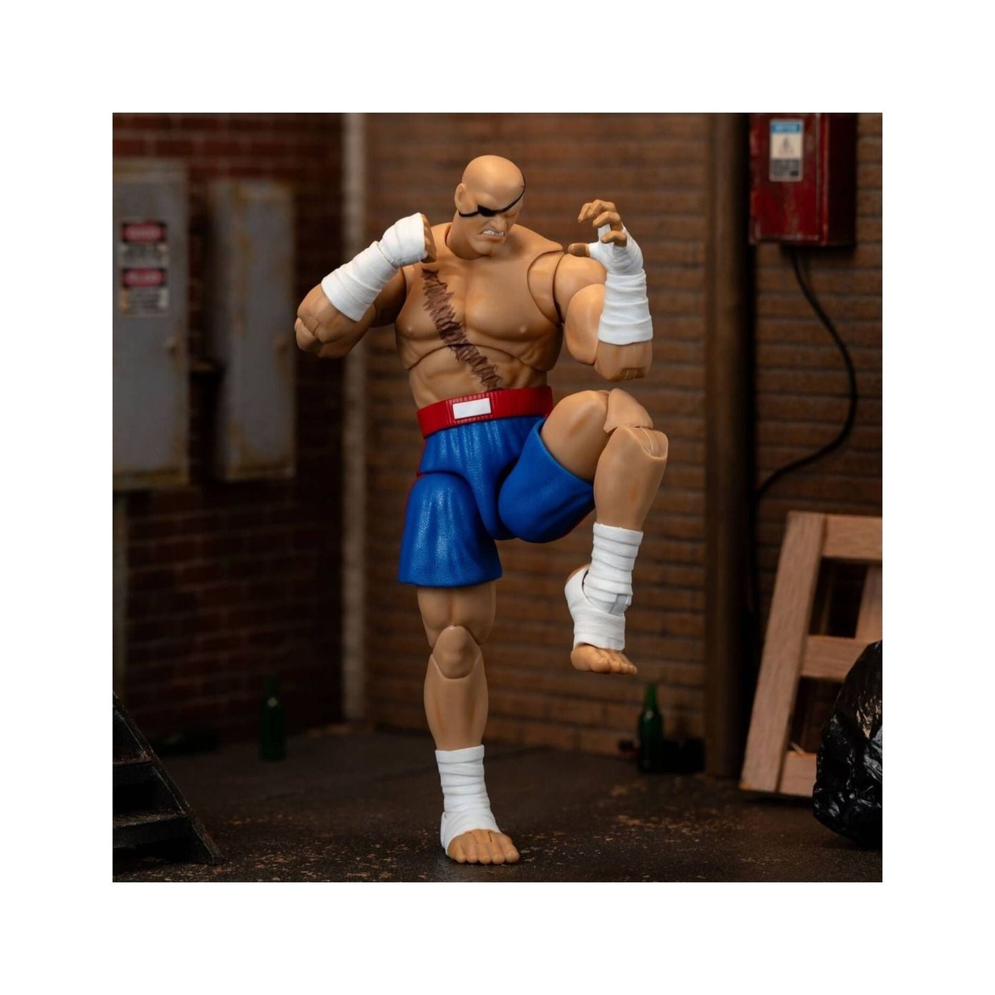 SAGAT FIGURA 19 CM ULTRA STREET FIGHTER II: THE FINAL CHALLENGERS