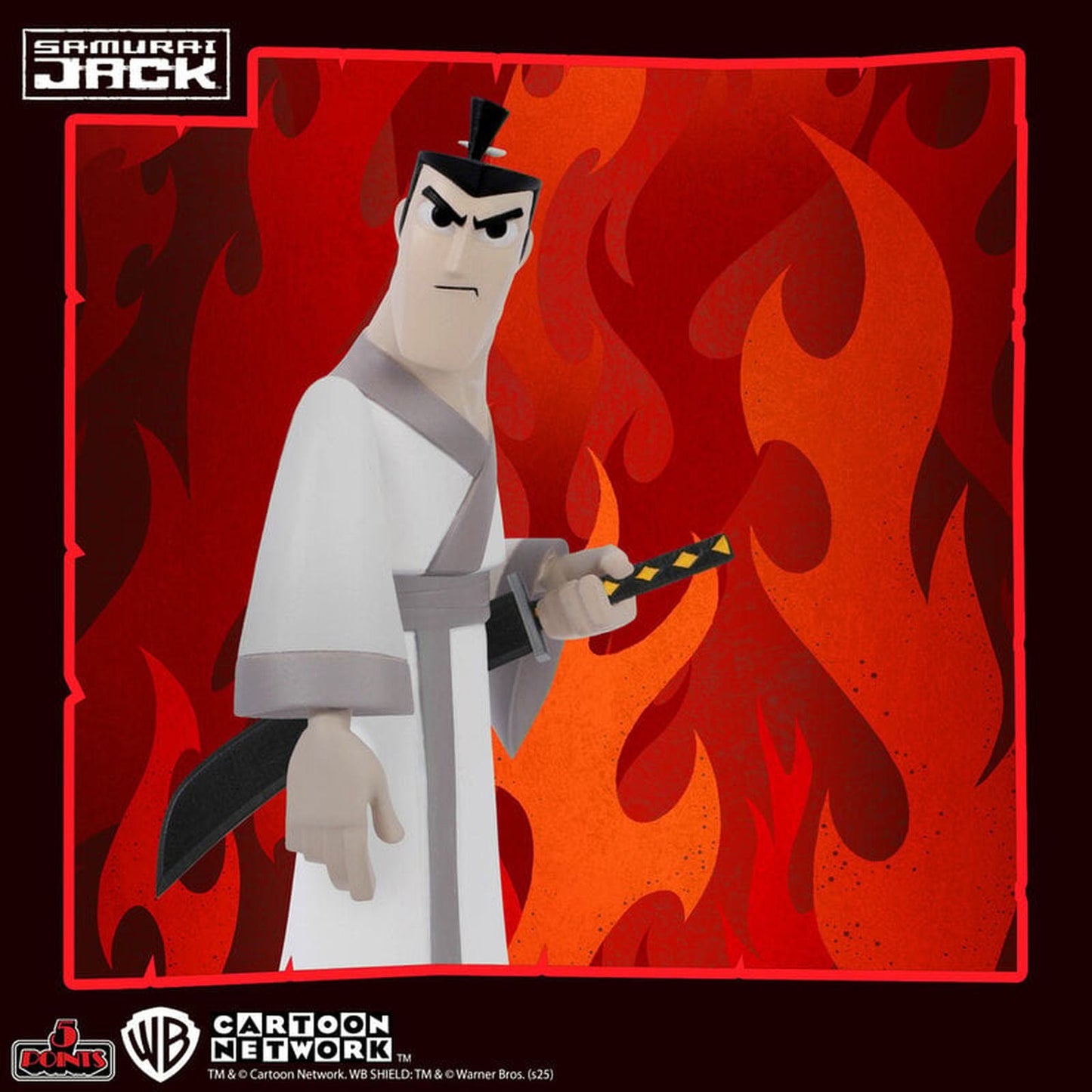SAMURAI JACK FIGURA 9,5 CM SAMURAI JACK 5 POINTS