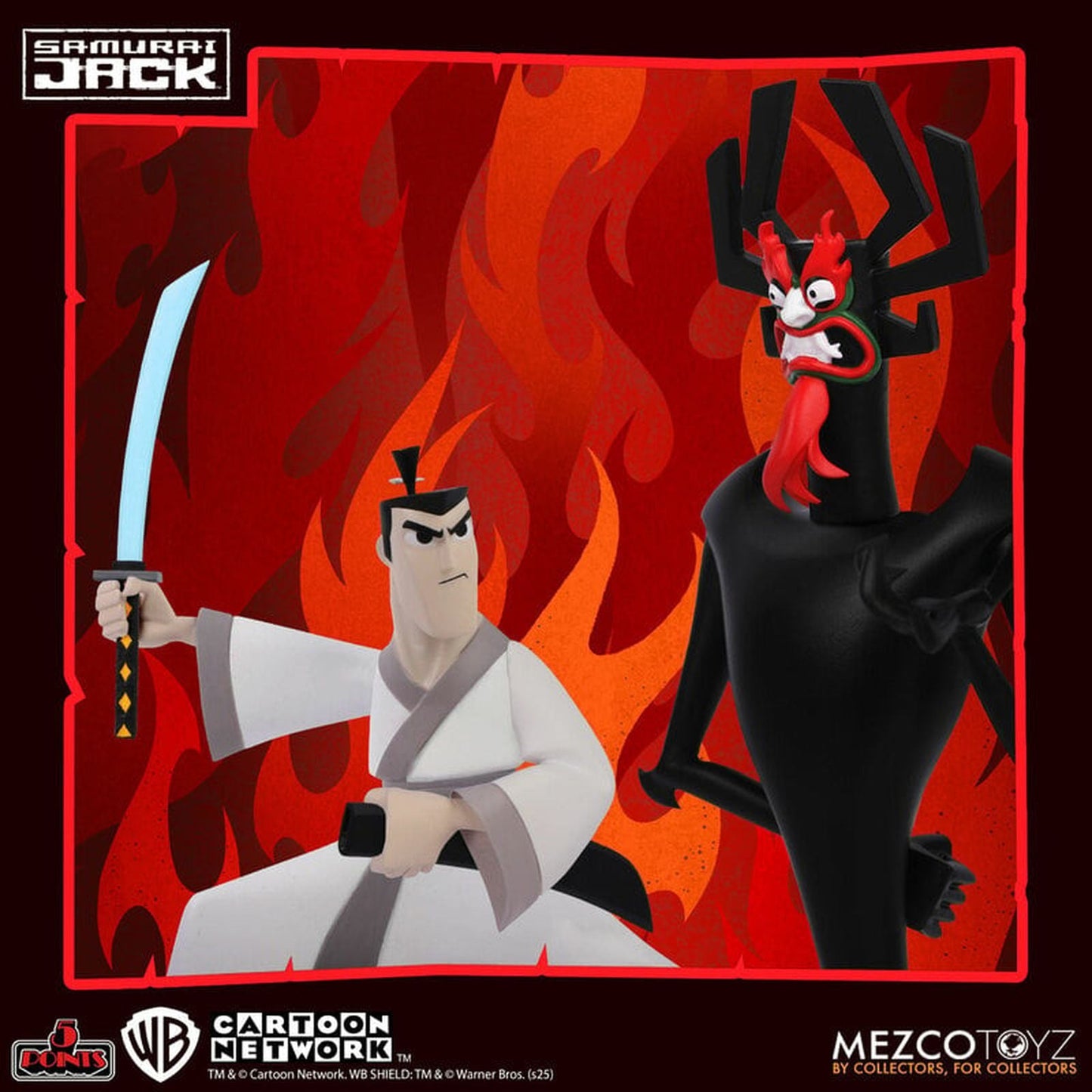 SAMURAI JACK FIGURA 9,5 CM SAMURAI JACK 5 POINTS