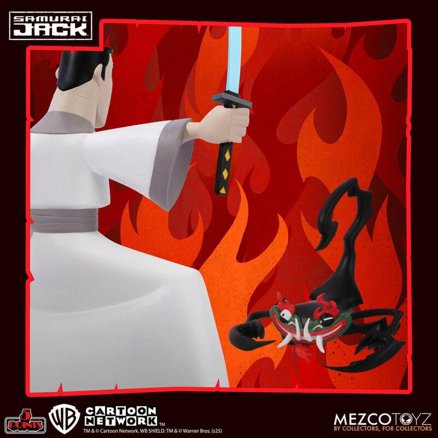 SAMURAI JACK FIGURA 9,5 CM SAMURAI JACK 5 POINTS