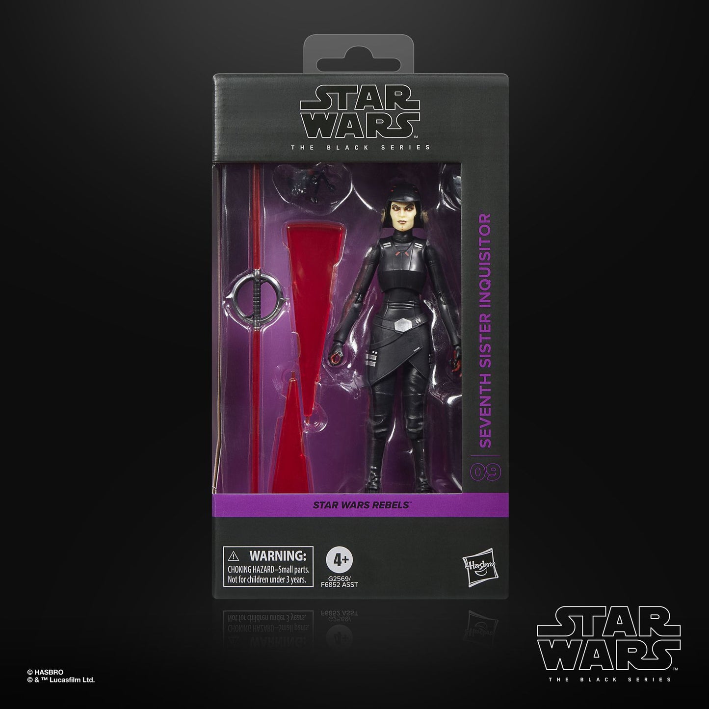HASBRO - STAR WARS - SEVENTH SISTER INQUISITOR FIGURA 15 CM STAR WARS: REBELS THE BLACK SERIES