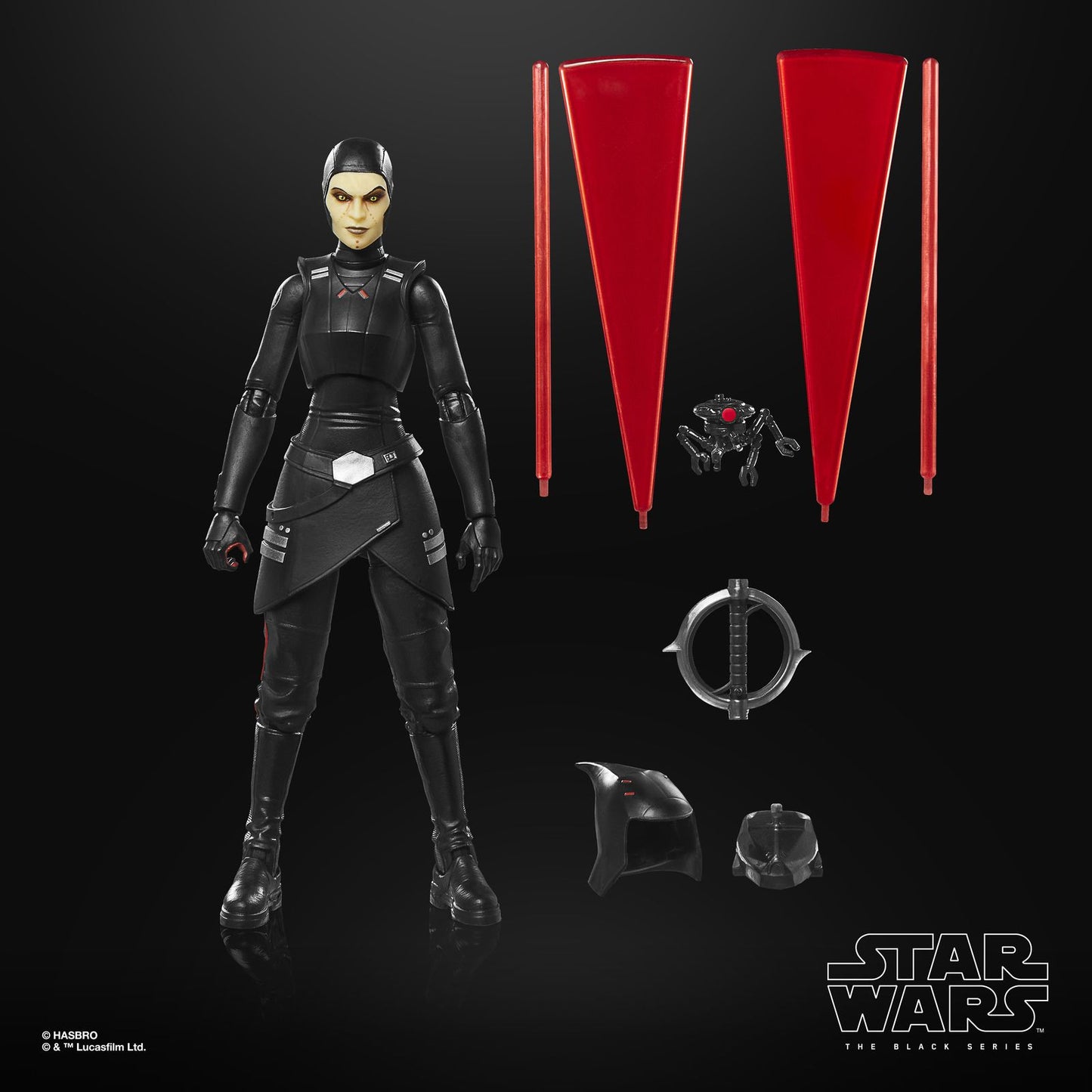 HASBRO - STAR WARS - SEVENTH SISTER INQUISITOR FIGURA 15 CM STAR WARS: REBELS THE BLACK SERIES