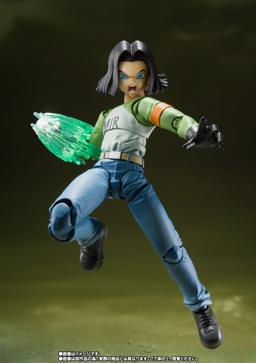 SH FIGUARTS DRAGON BALL SUPER A-17 ANDROID 17 UNIVERSE SURVIVAL SAGA - Z POP Toys