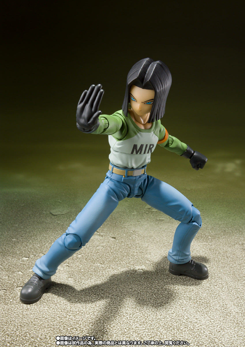 SH FIGUARTS DRAGON BALL SUPER A-17 ANDROID 17 UNIVERSE SURVIVAL SAGA - Z POP Toys