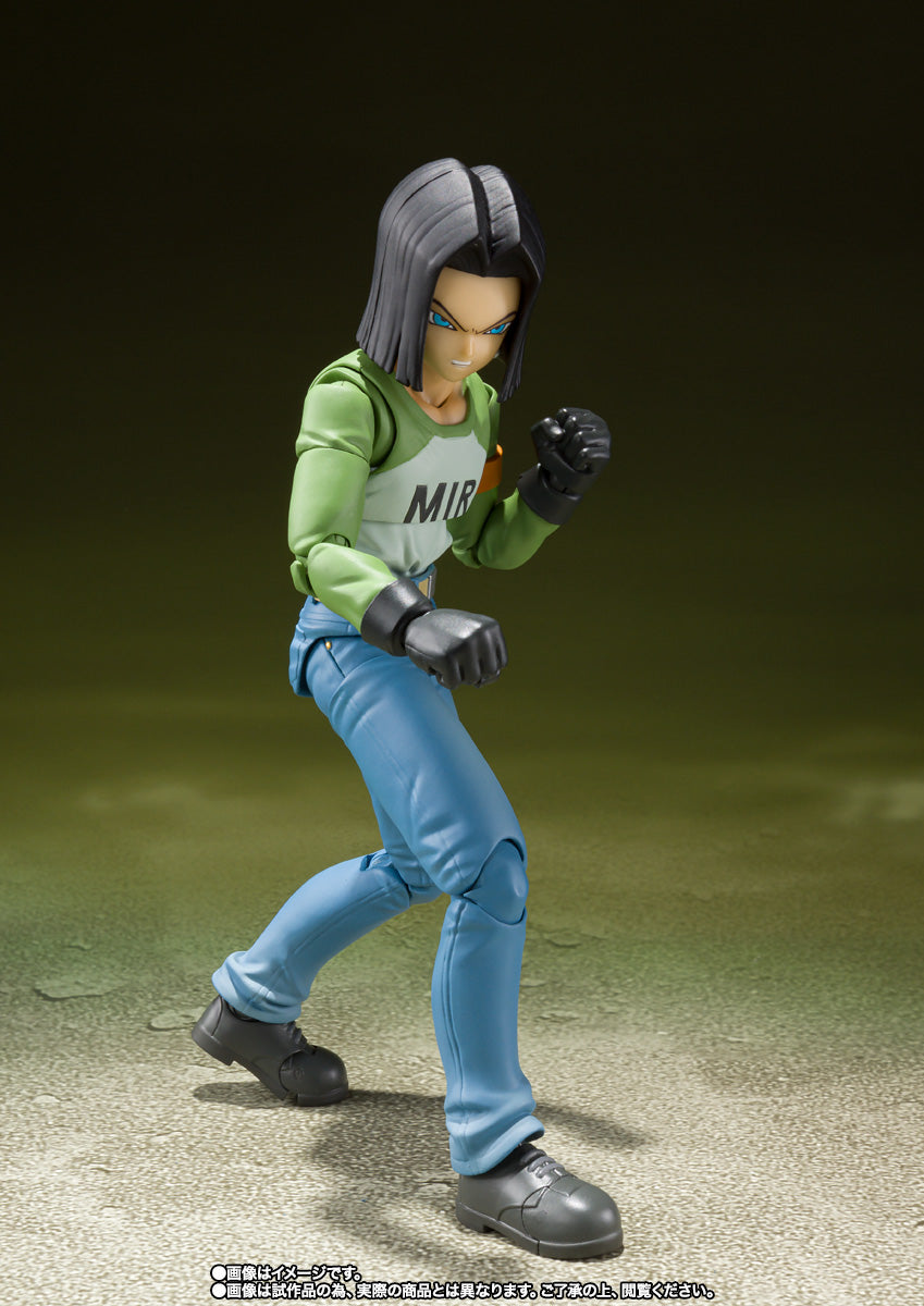 SH FIGUARTS DRAGON BALL SUPER A-17 ANDROID 17 UNIVERSE SURVIVAL SAGA - Z POP Toys