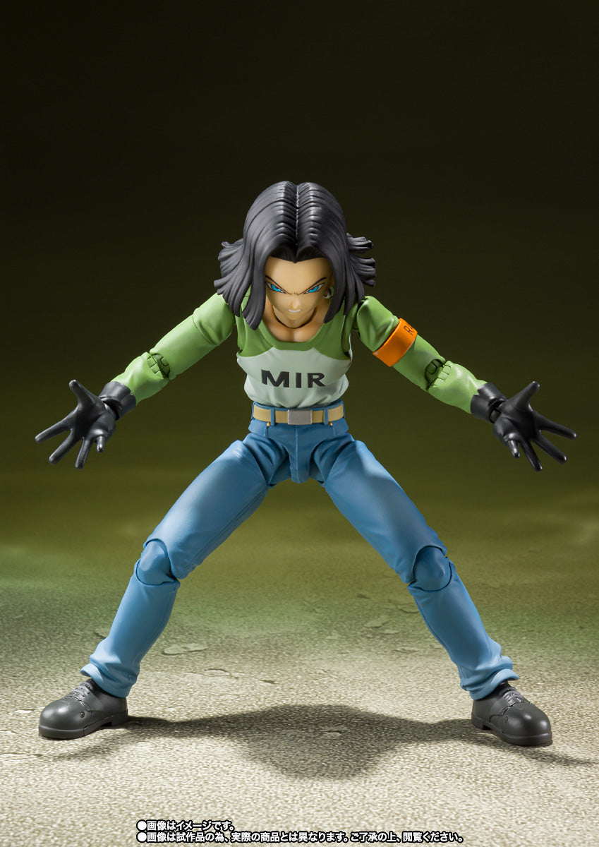 SH FIGUARTS DRAGON BALL SUPER A-17 ANDROID 17 UNIVERSE SURVIVAL SAGA - Z POP Toys