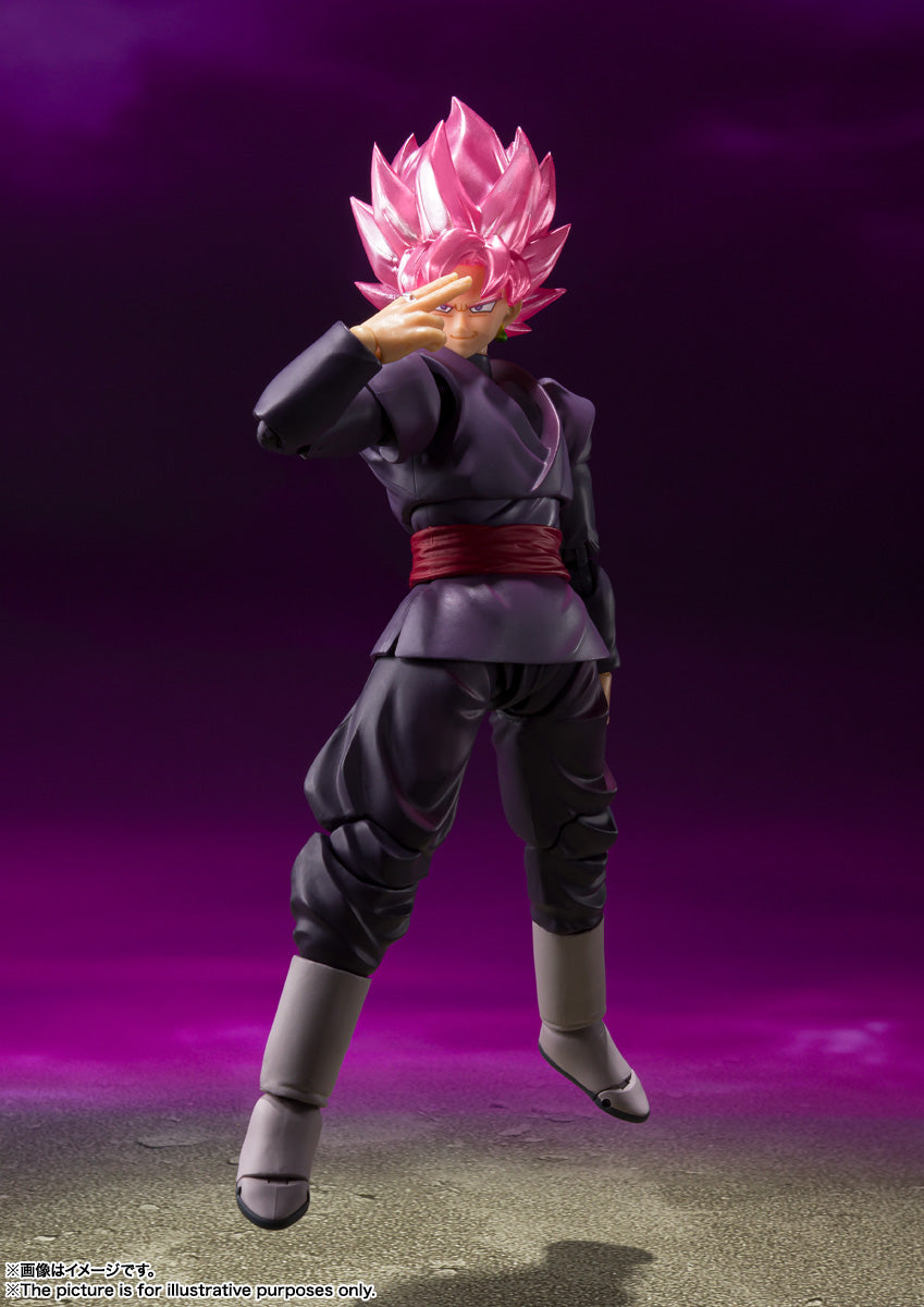 SH FIGUARTS DRAGON BALL SUPER GOKU BLACK SUPER SAIYAN ROSE SUPER RE-RUN - Z POP Toys