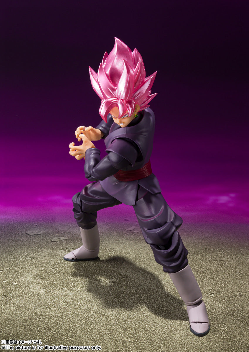 SH FIGUARTS DRAGON BALL SUPER GOKU BLACK SUPER SAIYAN ROSE SUPER RE-RUN - Z POP Toys