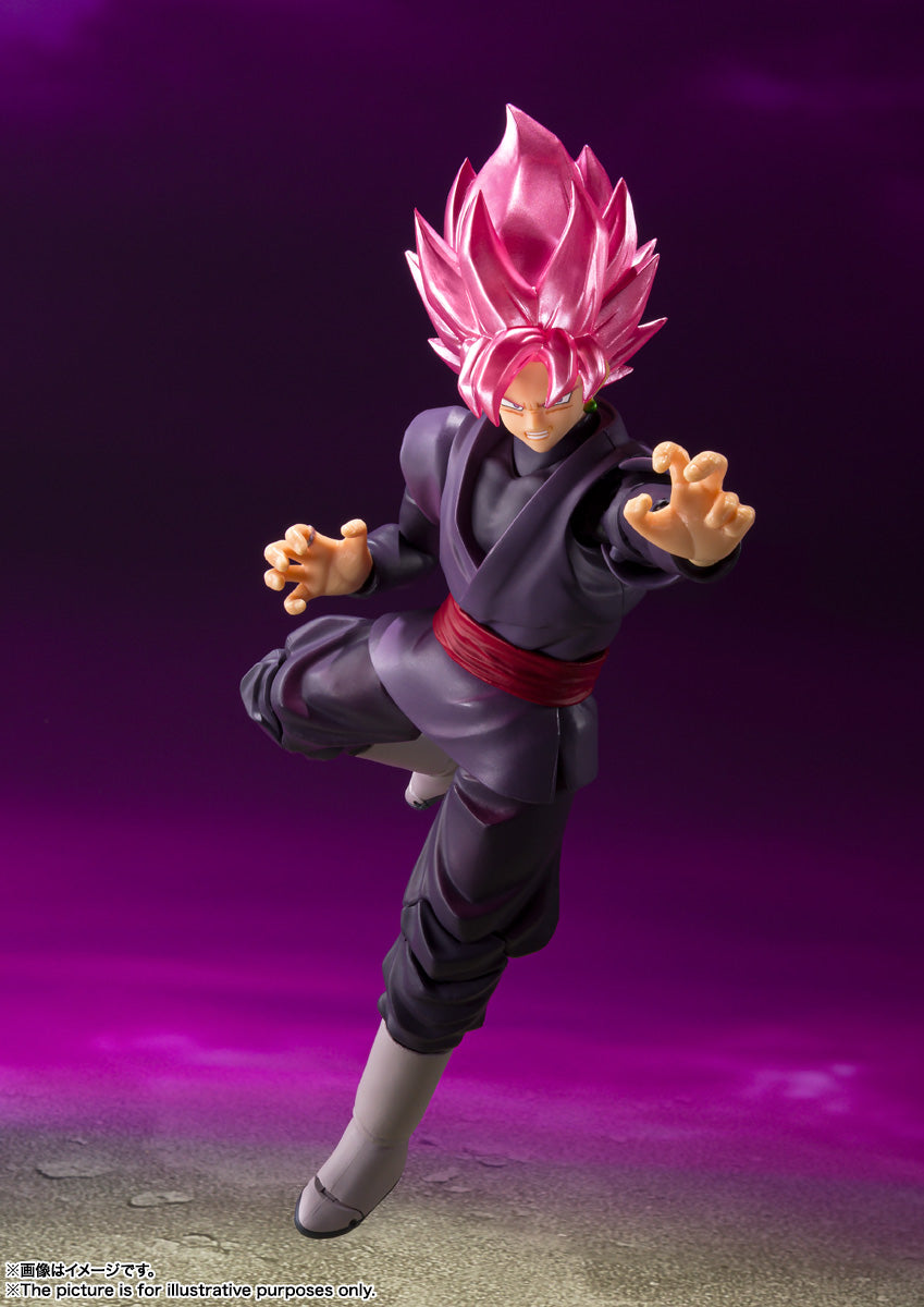 SH FIGUARTS DRAGON BALL SUPER GOKU BLACK SUPER SAIYAN ROSE SUPER RE-RUN - Z POP Toys