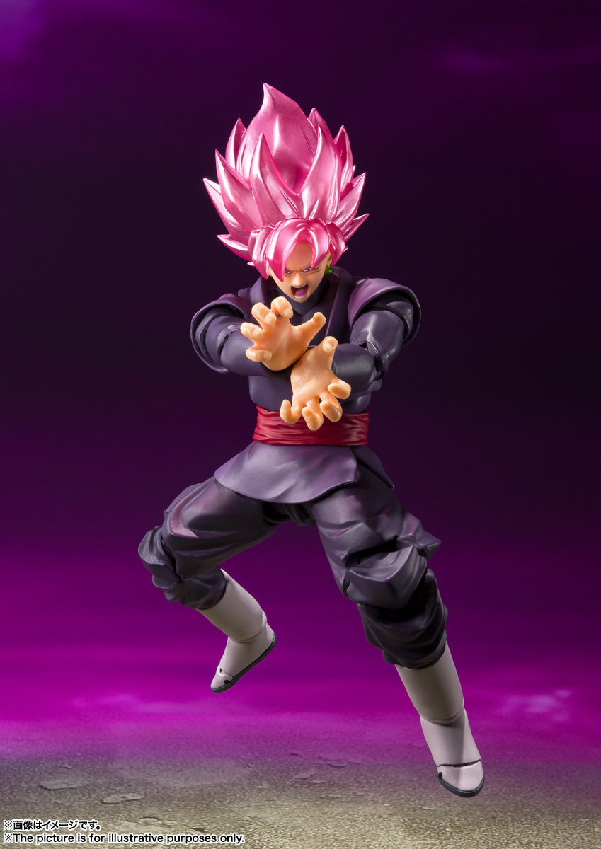 SH FIGUARTS DRAGON BALL SUPER GOKU BLACK SUPER SAIYAN ROSE SUPER RE-RUN - Z POP Toys
