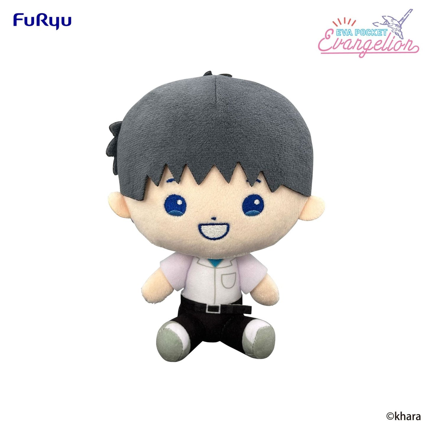 SHINJI IKARI PELUCHE 17 CM NEON GENESIS EVANGELION EVA POCKET