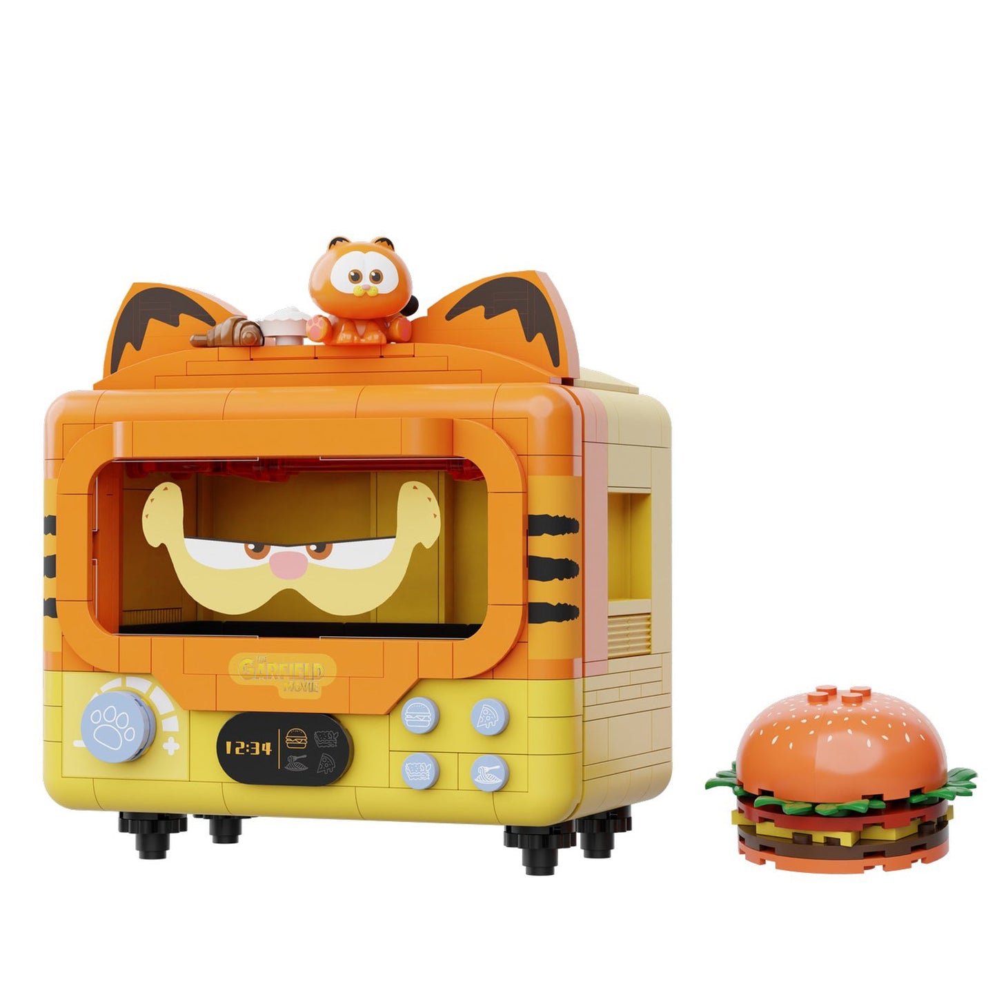 SMART OVEN SET CONSTRUCCION 14 CM GARFIELD THE MOVIE FANTASTIC MACHINES SERIES