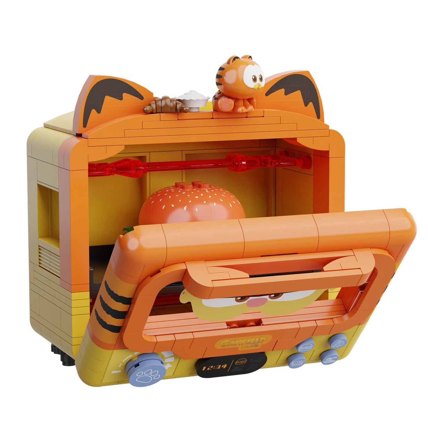 SMART OVEN SET CONSTRUCCION 14 CM GARFIELD THE MOVIE FANTASTIC MACHINES SERIES