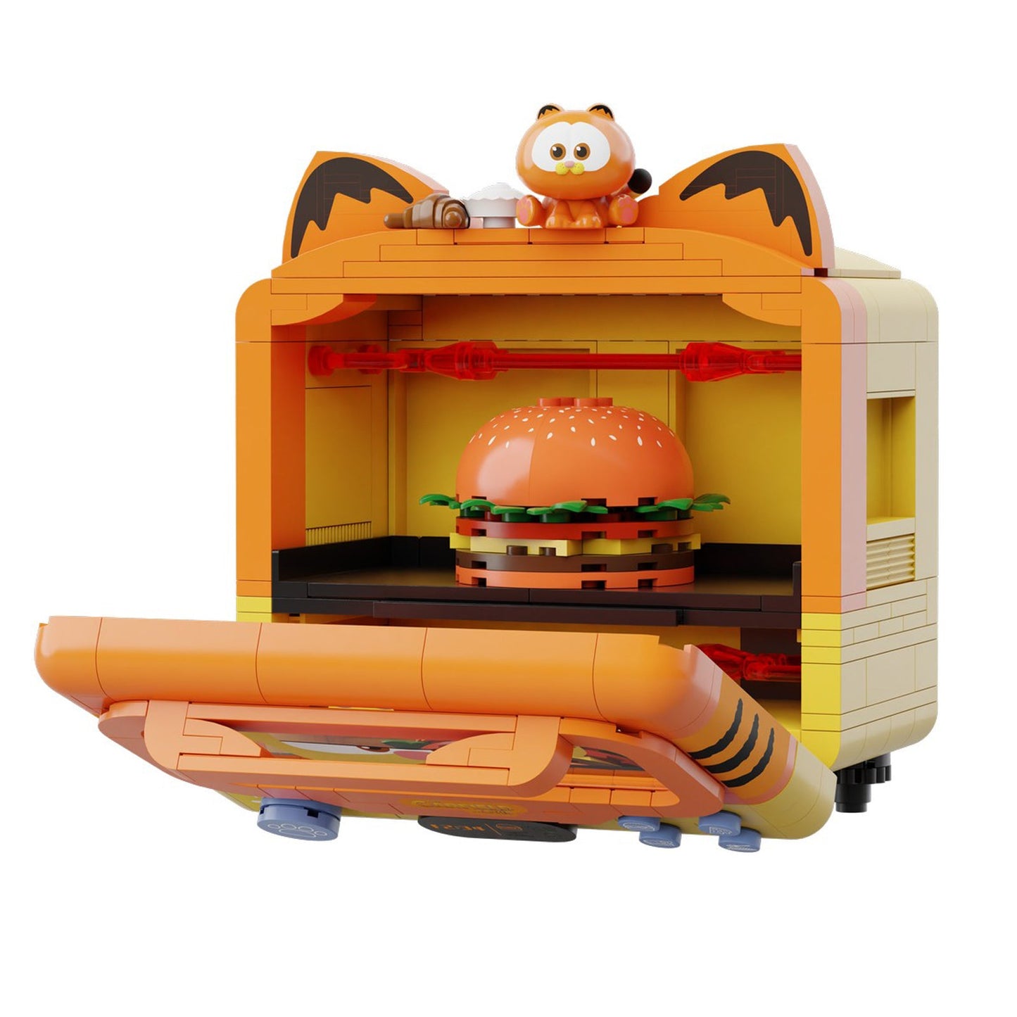 SMART OVEN SET CONSTRUCCION 14 CM GARFIELD THE MOVIE FANTASTIC MACHINES SERIES