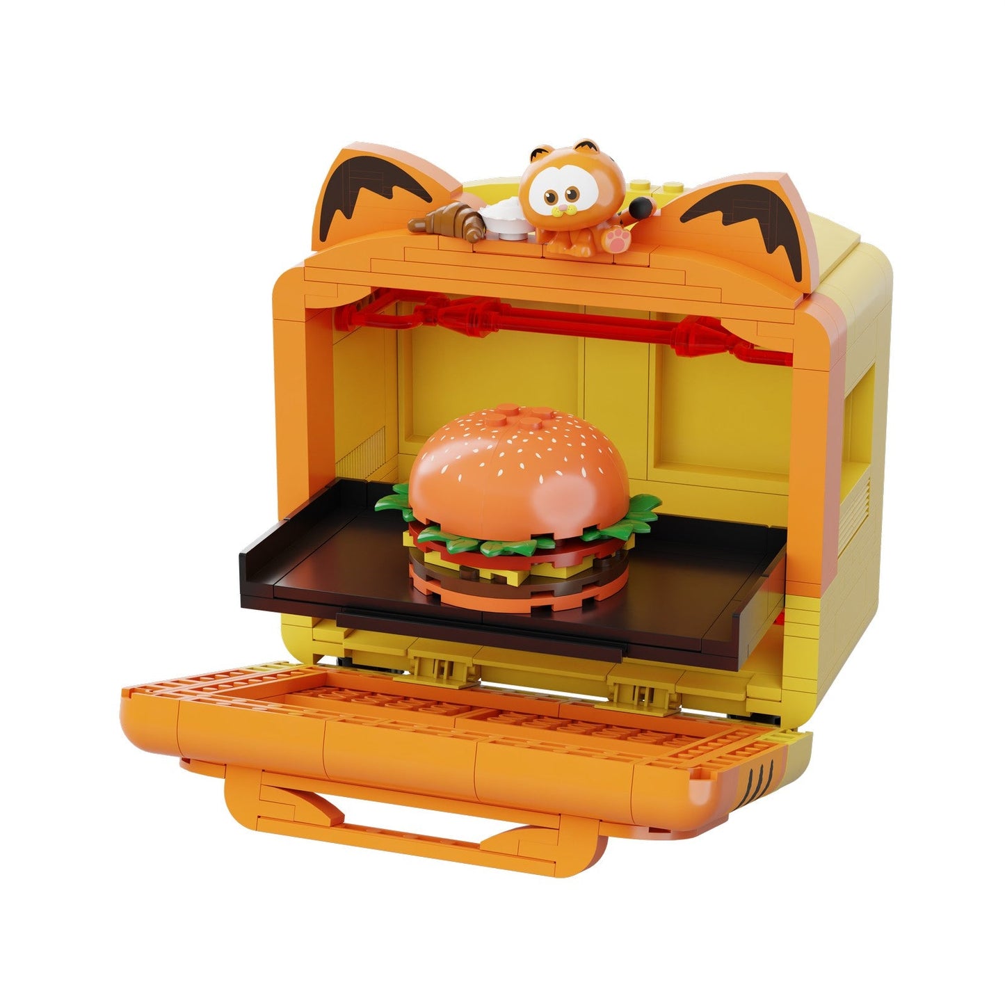 SMART OVEN SET CONSTRUCCION 14 CM GARFIELD THE MOVIE FANTASTIC MACHINES SERIES