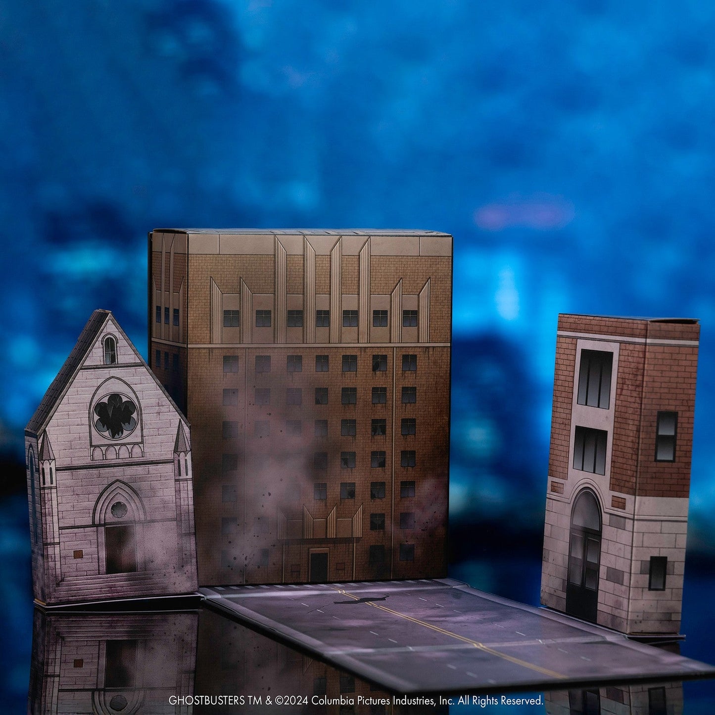 STAY-PUFT MARSHMALLOW MAN ESCENARIO GHOSTBUSTERS NANO SCENE NEXT LEVEL