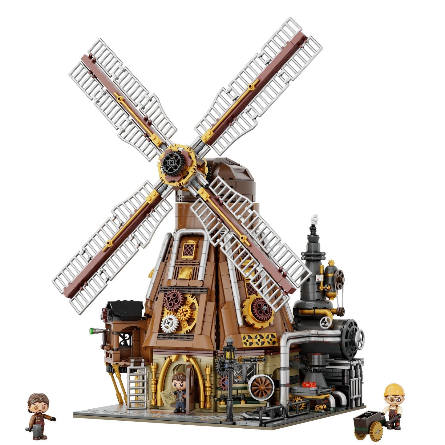 STEAMPUNK WINDMILL WORKSHOP SET DE CONSTRUCCIÓN 55 CM RETRO SERIES