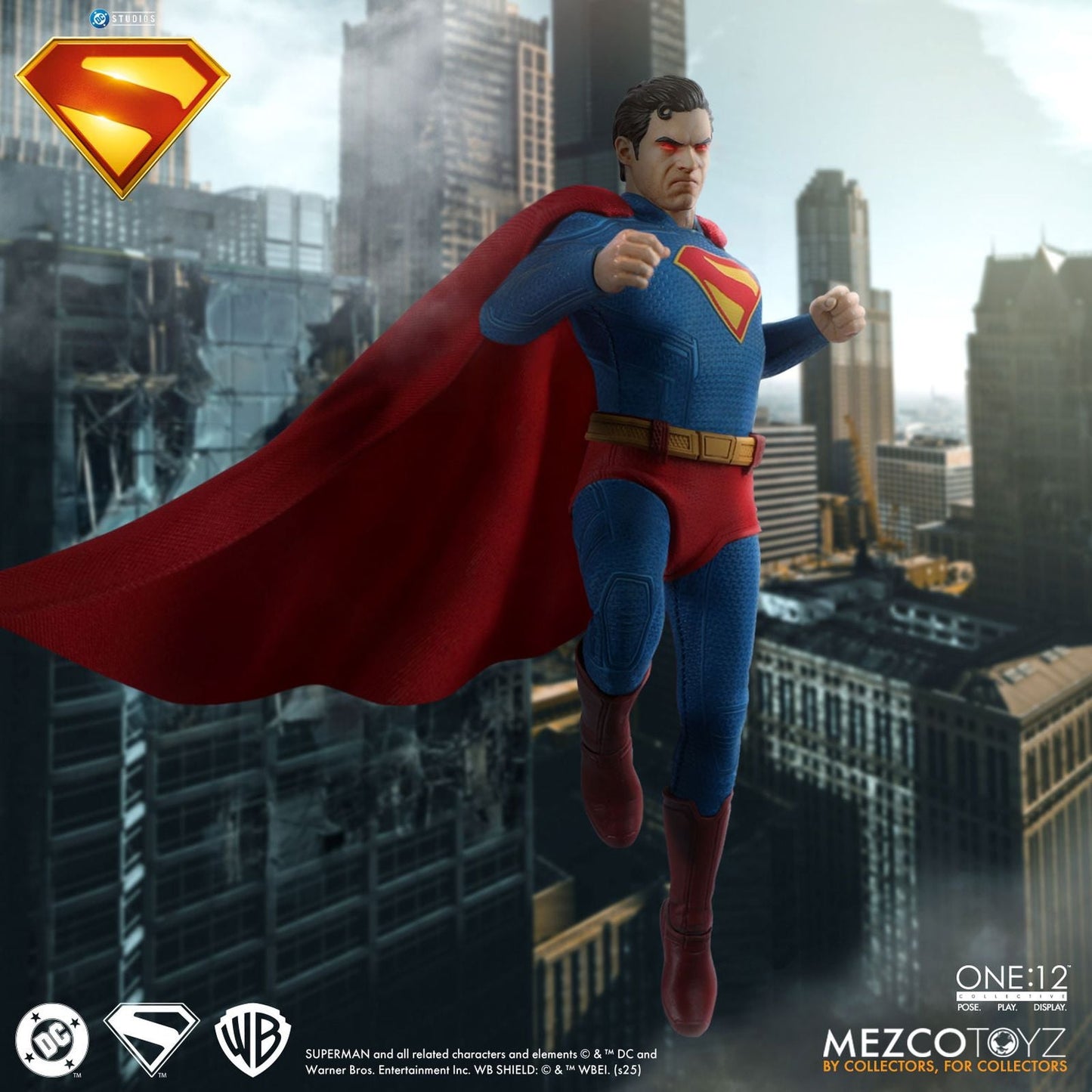 SUPERMAN FIGURA 17 CM SUPERMAN 2025 ONE:12 COLLECTIVE